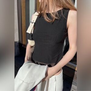 brandy melville mesh top